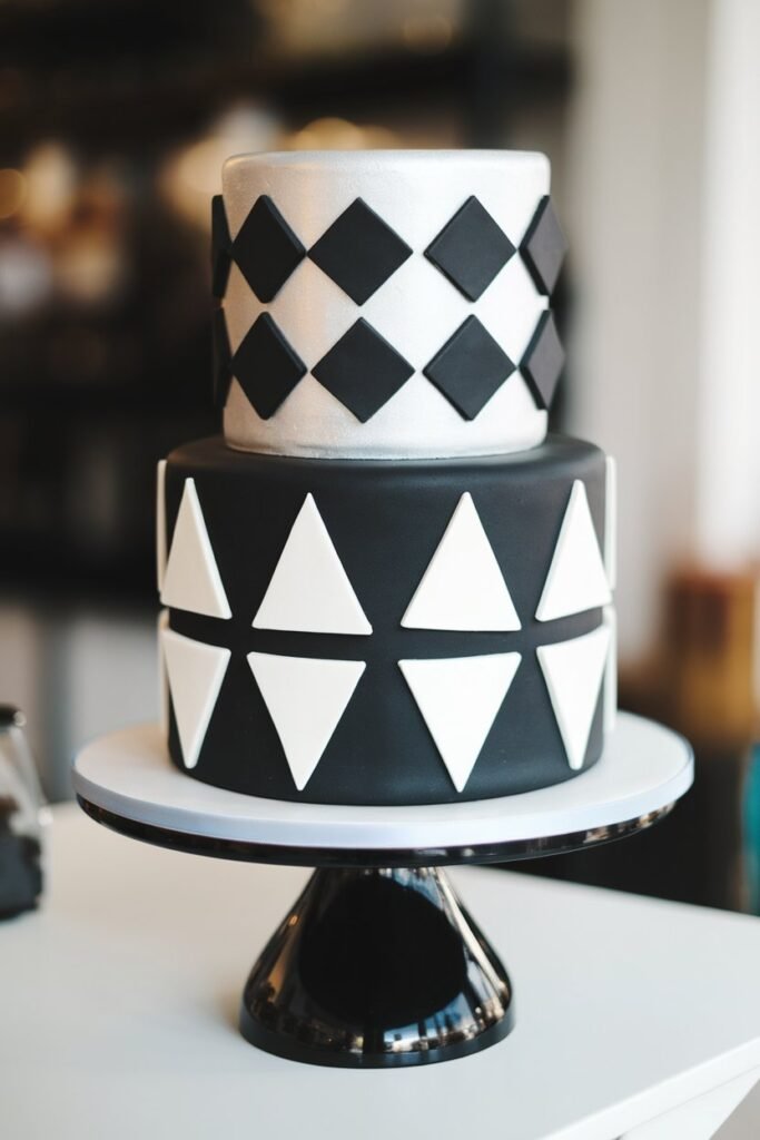 Modern Elegance in Cake Design