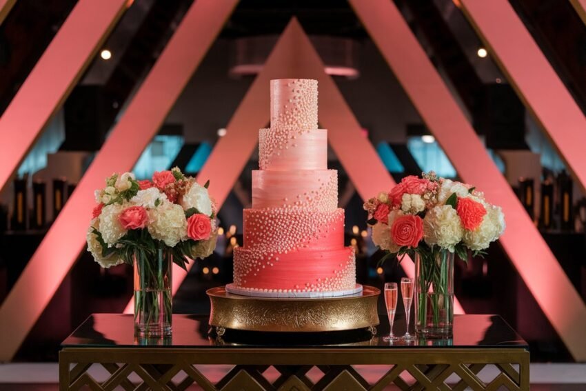 Wedding Cakes with Pearls Inspirations to Add Elegance