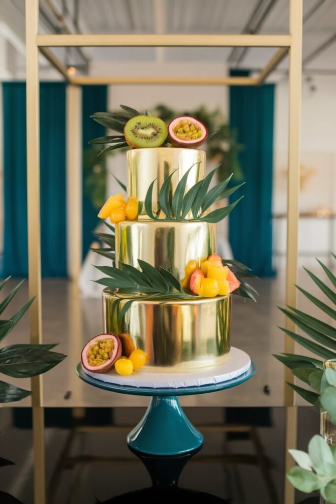 Fresh Wedding Cake with Fruit