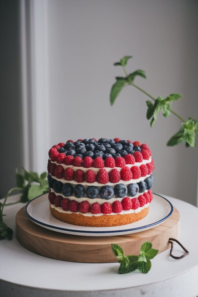 Classic Wedding Cake with Fresh Flowers