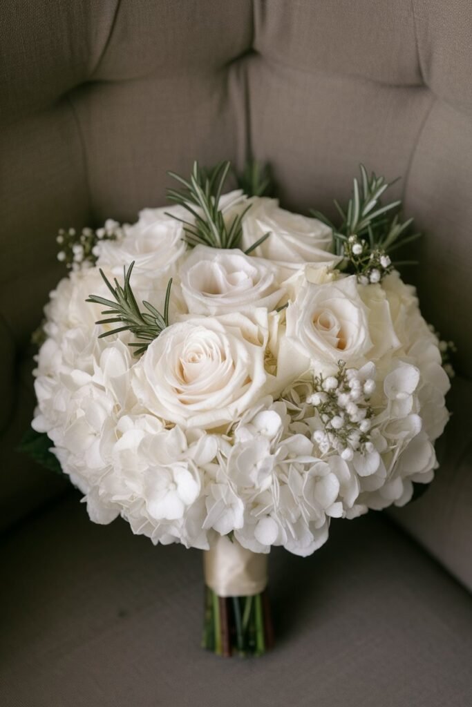 White Bridal Bouquets Inspirations That Feel Unforgettable