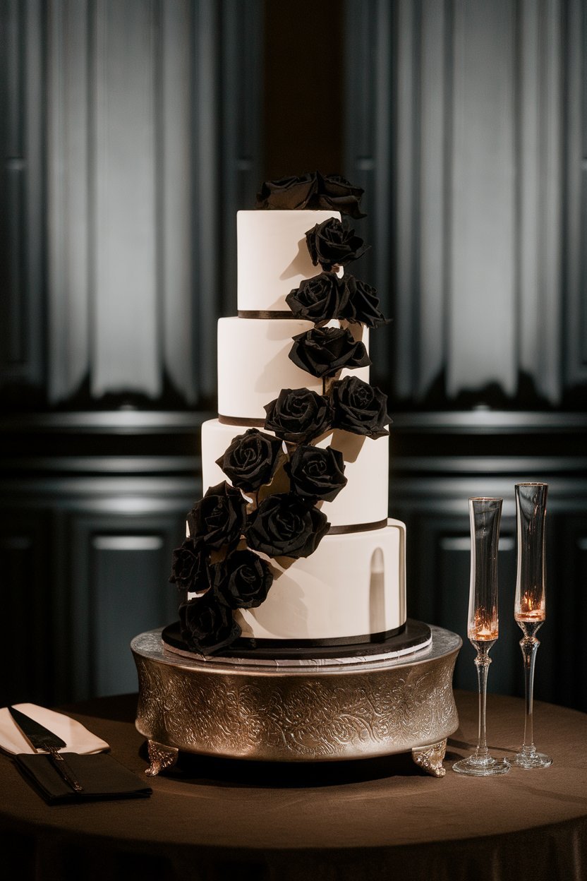 16 Wedding Cakes with Roses Inspirations You Can’t Resist ...