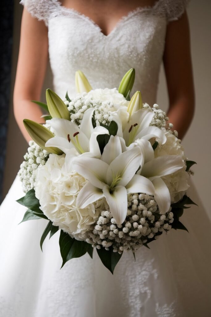 White Bridal Bouquets Inspirations That Feel Unforgettable