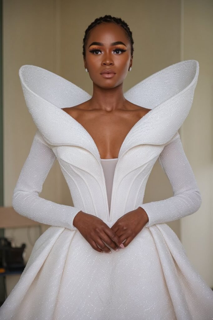 A Bold Statement in Modern Bridal Design