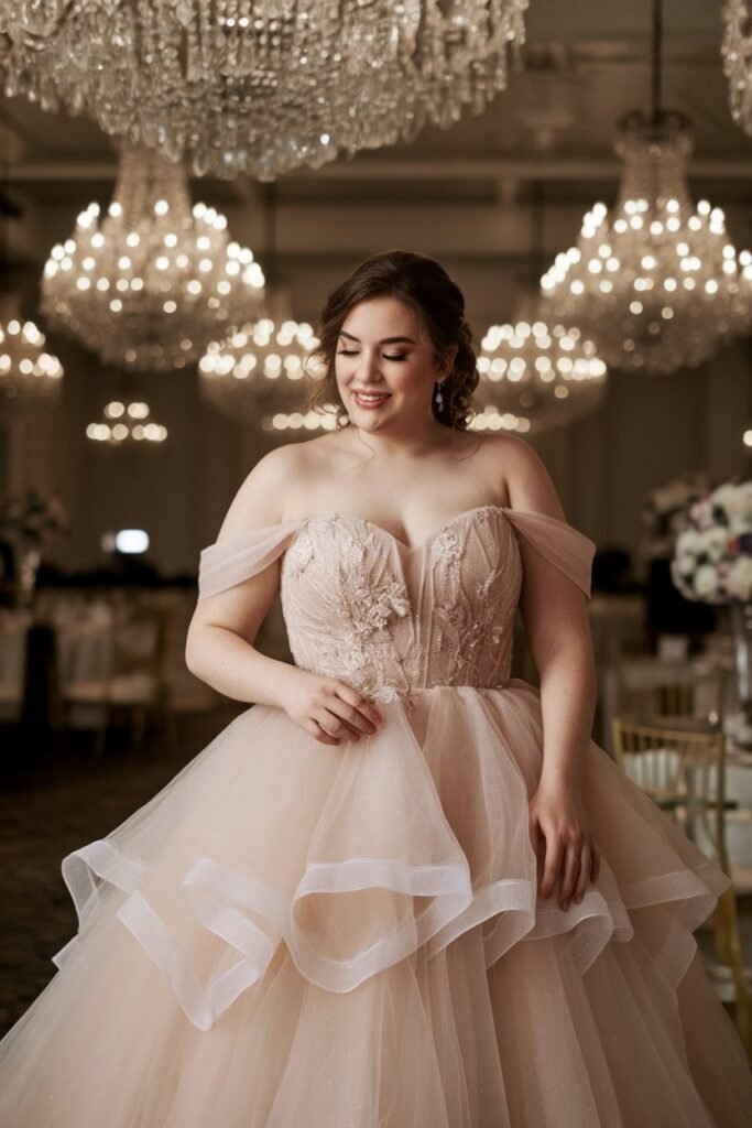 Glamorous Layers with a Romantic Glow