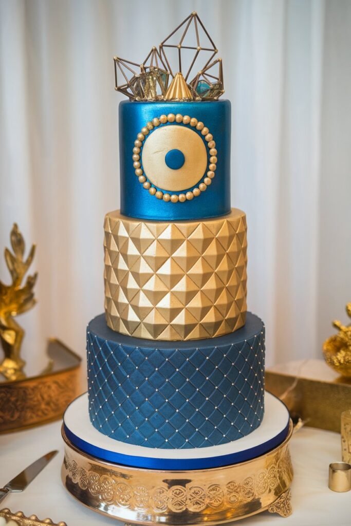 Bold Wedding Cake with Regal Elegance