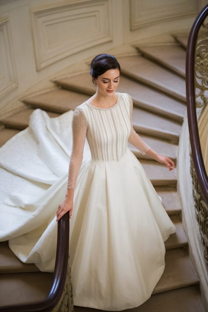 Classic Sophistication with Beaded Details