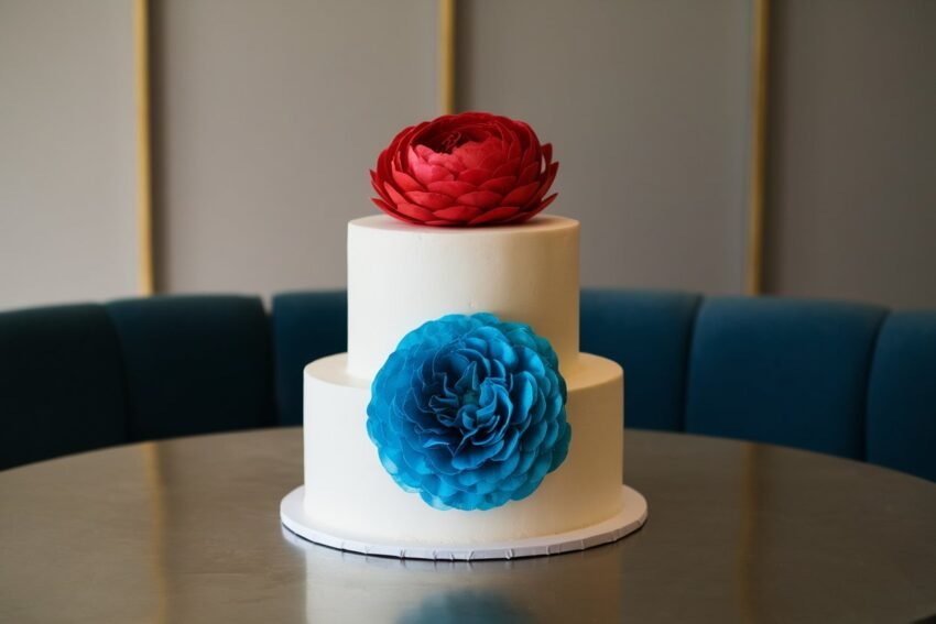 12 Wedding Cakes with Artificial Flowers for a Perfect Touch