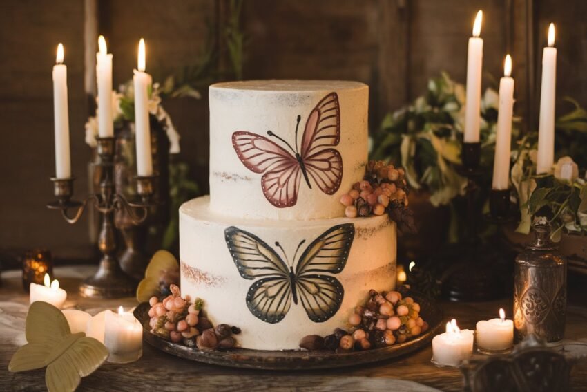 15 Wedding Cakes with Butterflies Perfect for Your Big Day