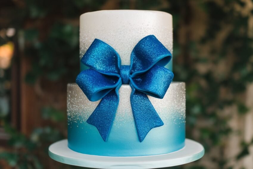 15 Wedding Cakes with a Bow to Make Your Day Extra Special