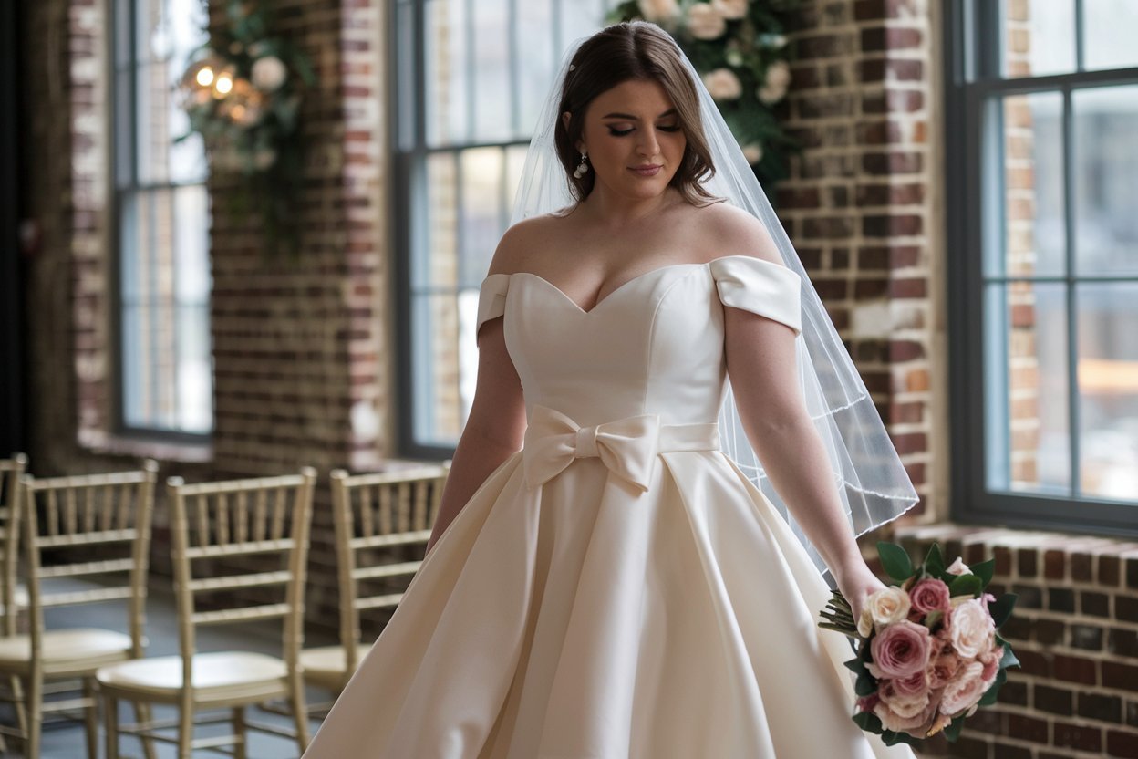 17 Wedding Dresses For Short Chubby Brides That Celebrate Your Unique ...