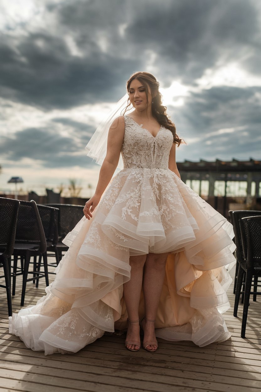 Elegant Wedding Dresses for Short & Curvy Brides: Perfect Fit & Style